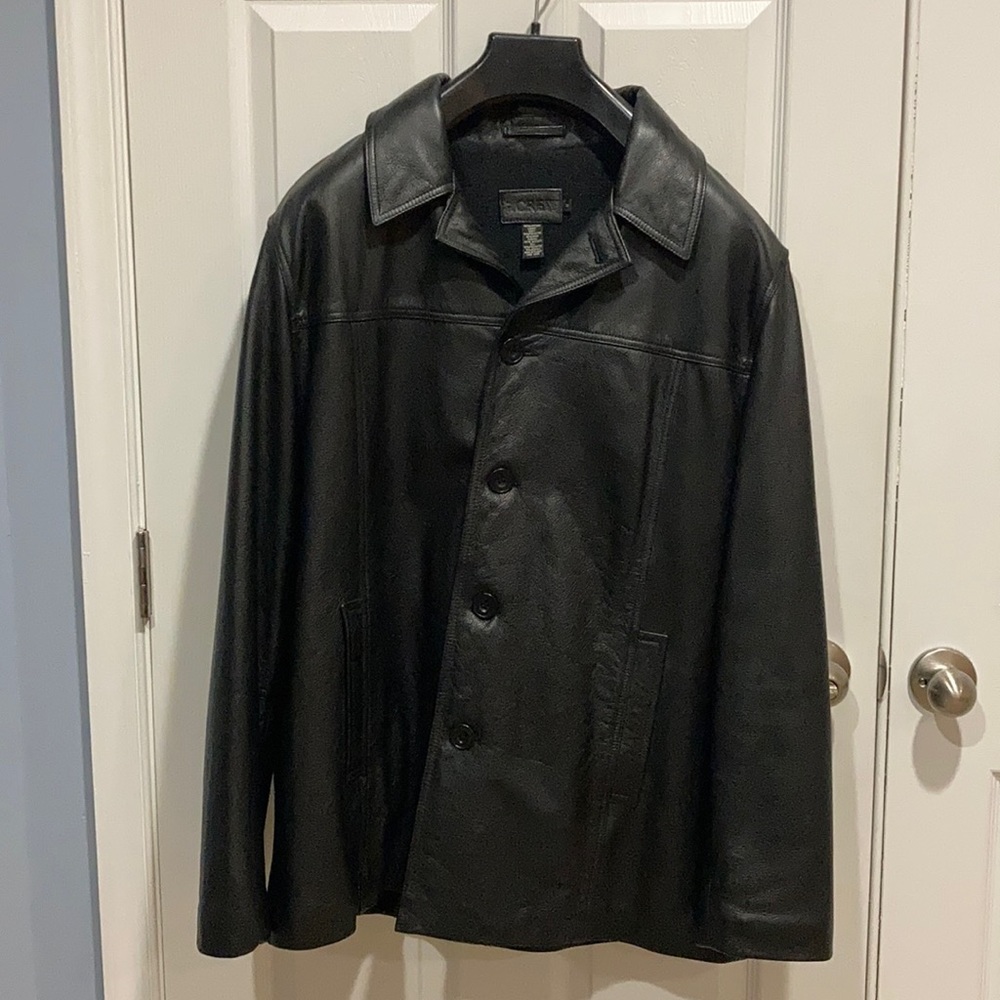Men’s leather coat